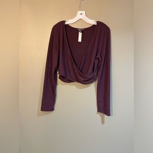 Victoria secret crop top sweater material